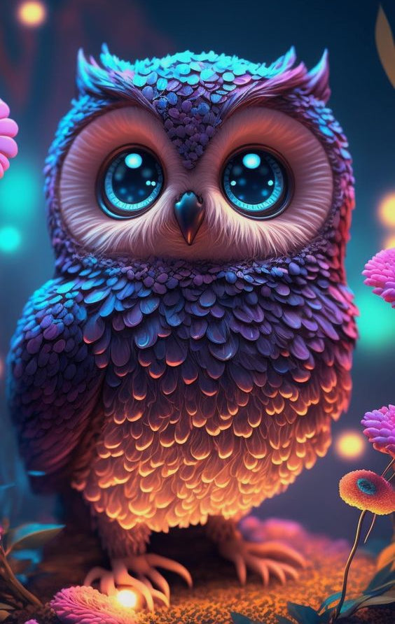 Diamond Painting - Owl