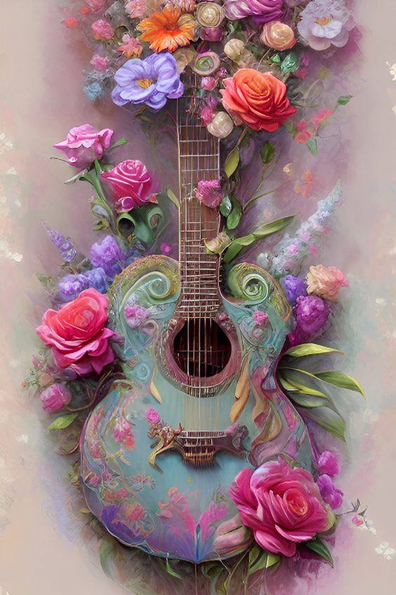 Diamond Painting -   Guitar