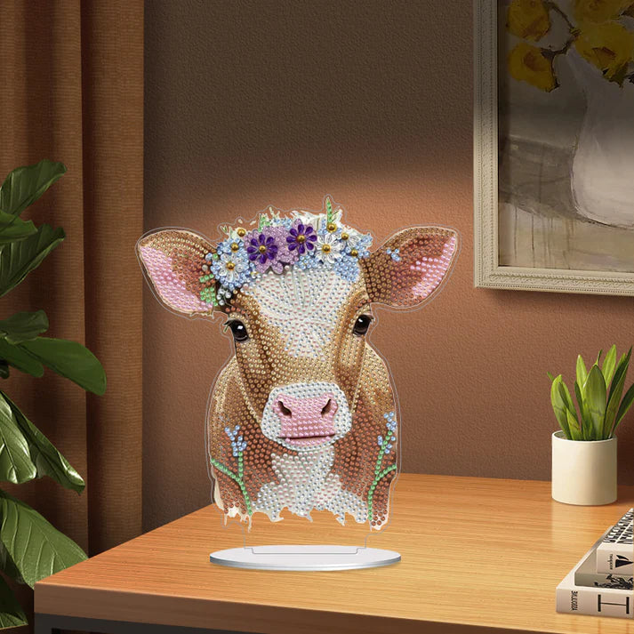 Diamond Painting Ornament | Cow