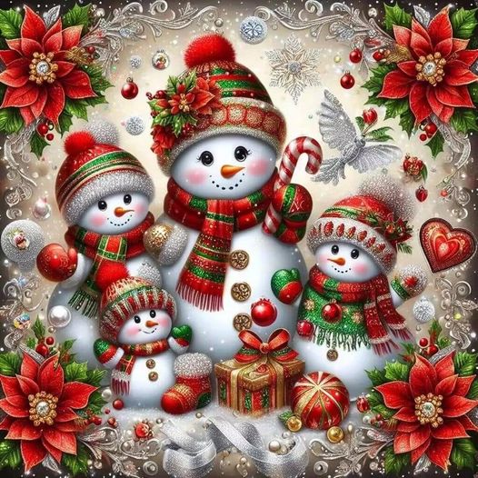 AB Diamond Painting Kit |  Snowman