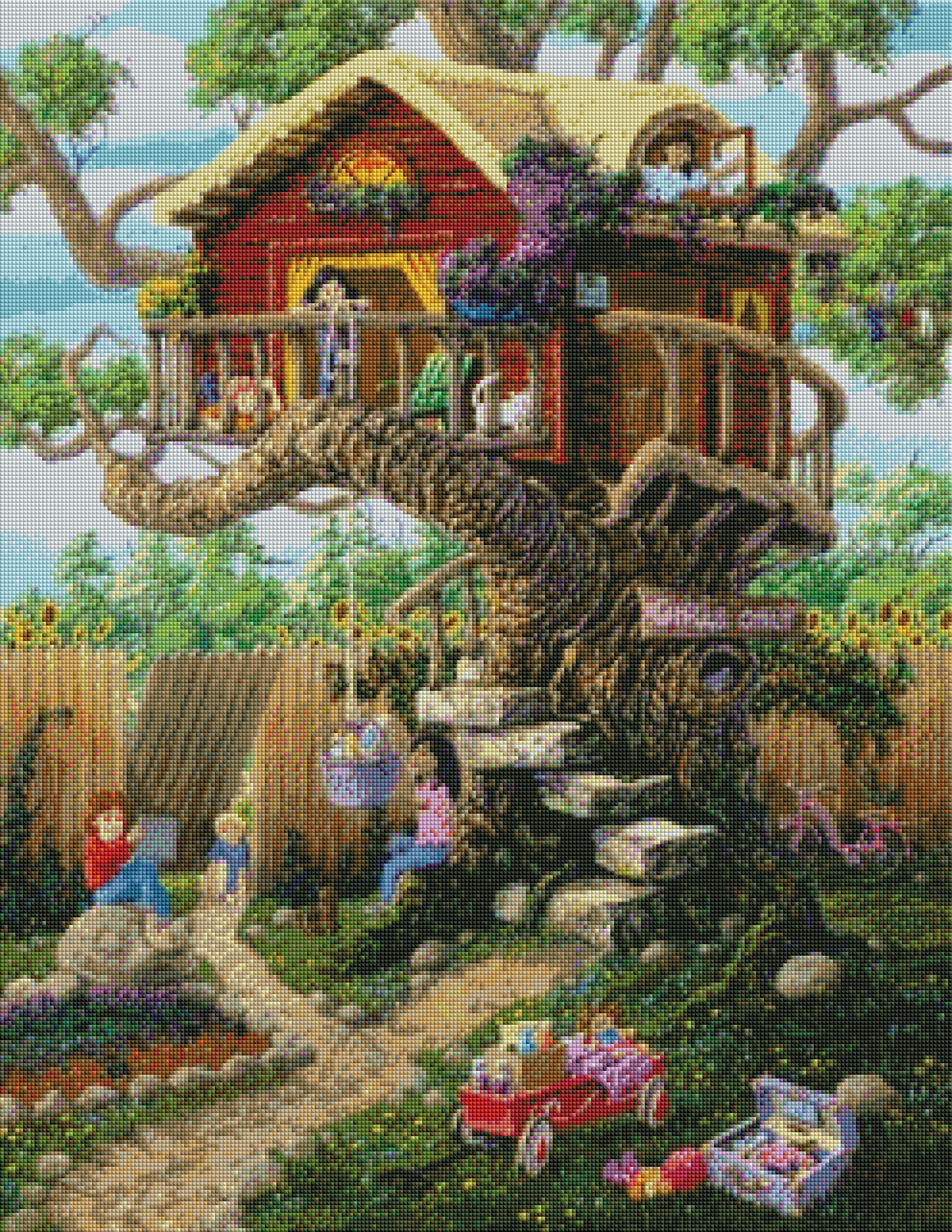 Diamond Painting - Tree House