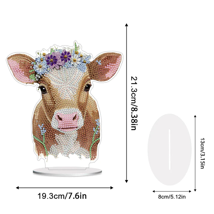 Diamond Painting Ornament | Cow