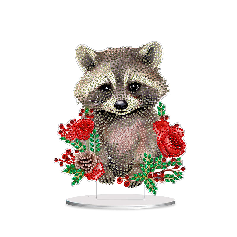 Diamond Painting Ornament | Raccoon