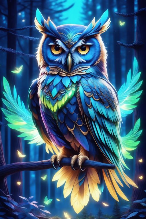 Luxury AB Velvet Diamond Painting Kit -owl