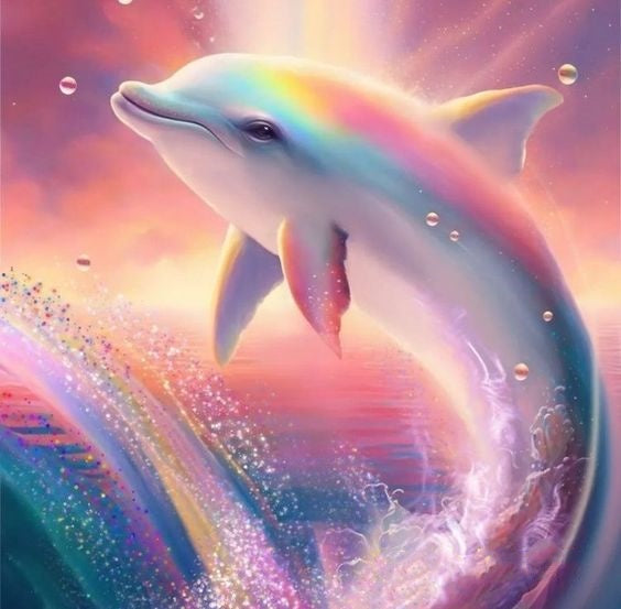 AB Diamond Painting    |  dolphin