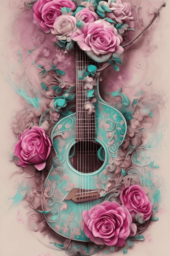 Diamond Painting -  Guitar