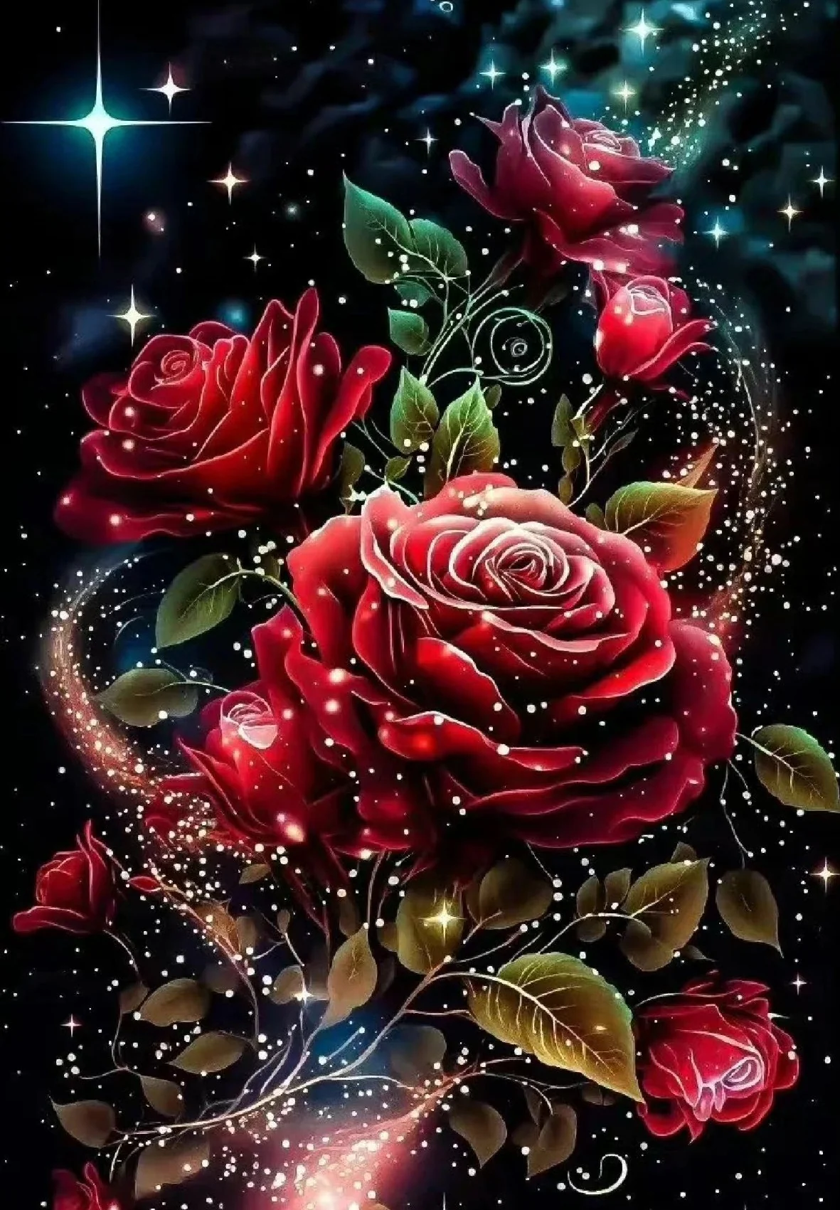 Diamond Painting - Roses