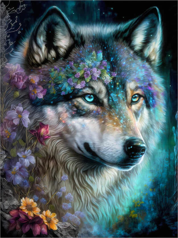 Diamond Painting - Wolf