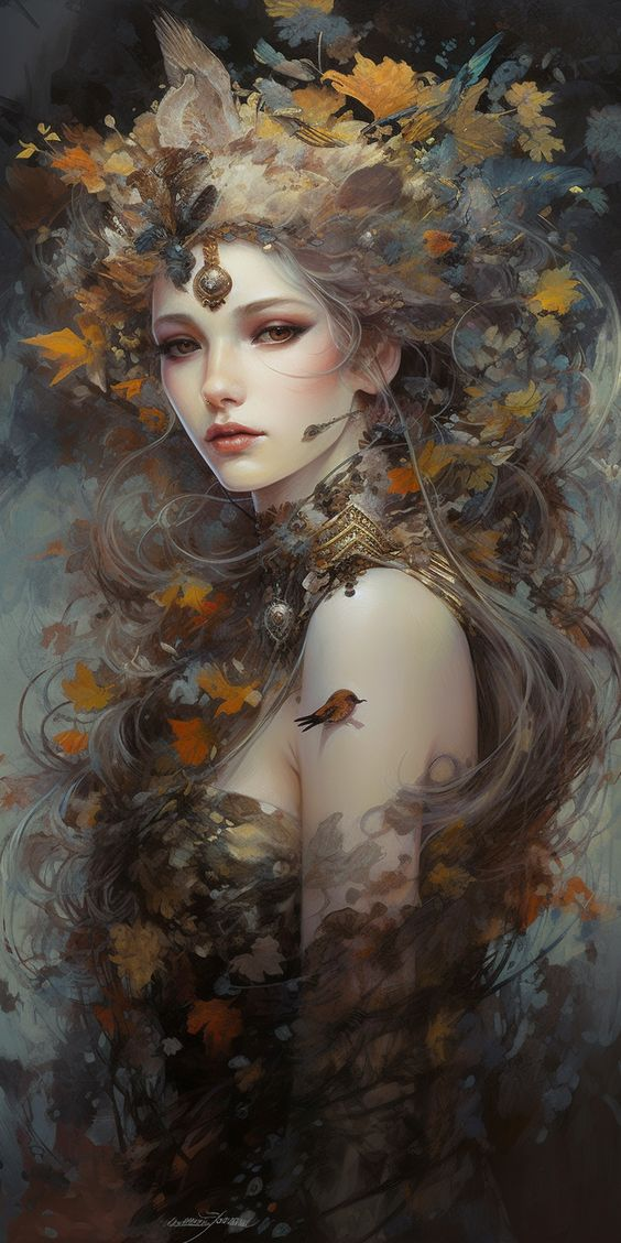 AB Diamond Painting  |  Fallen Leaf Fairy