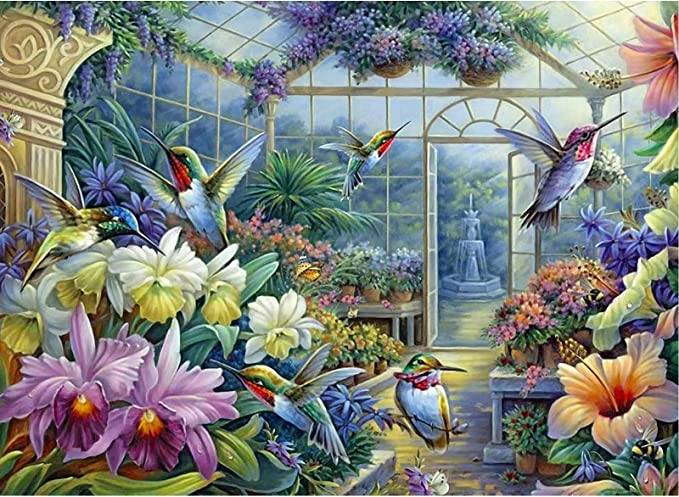 Diamond Painting - Garden Bird