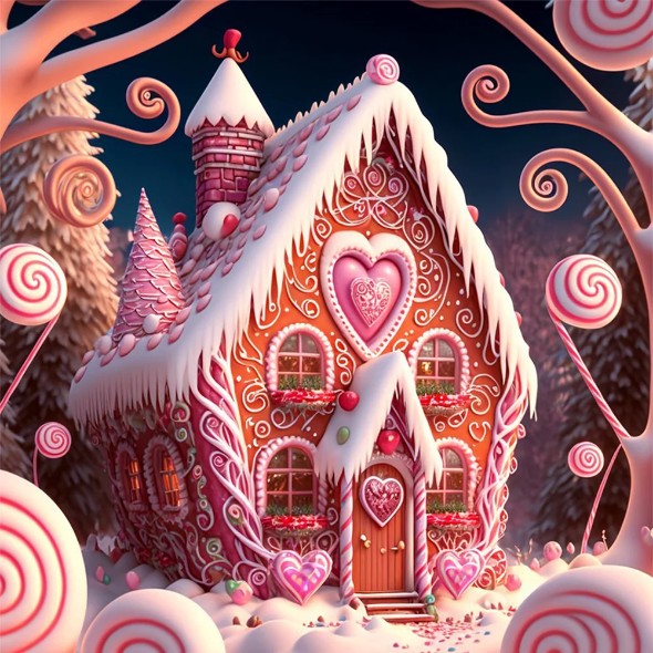 Diamond Painting - Candy House
