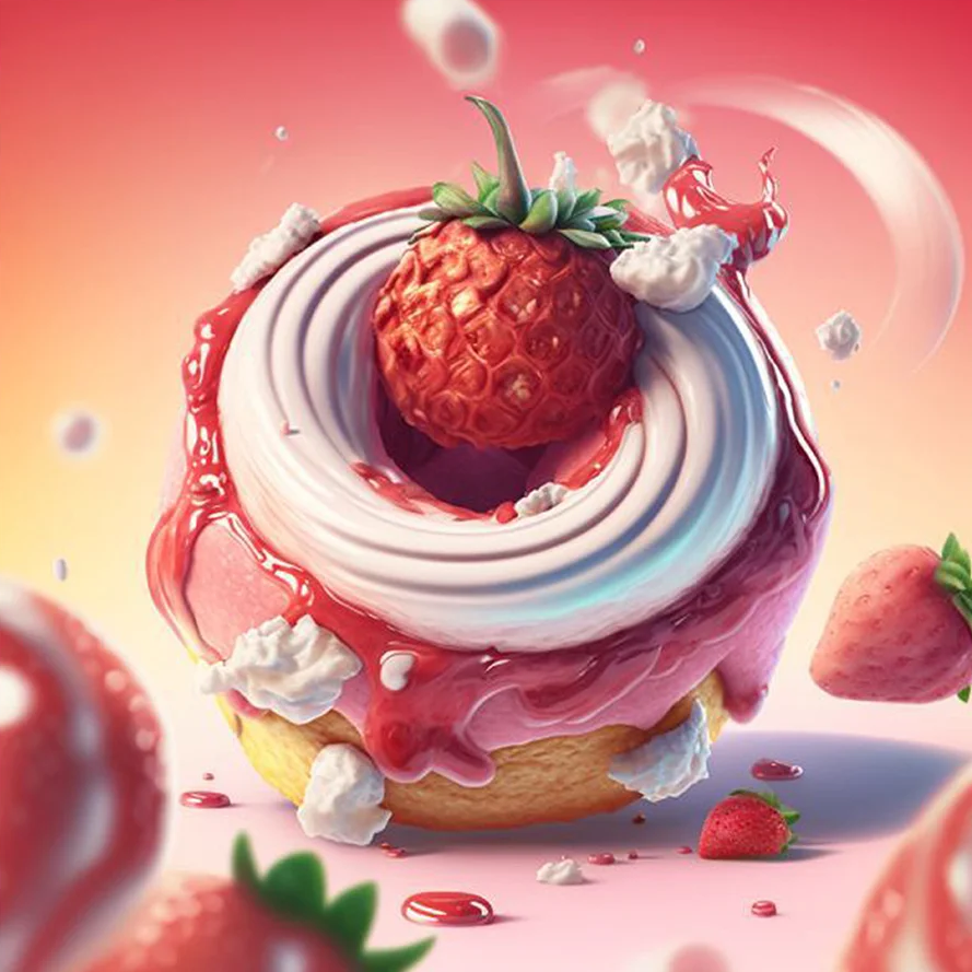 Diamond Painting - Strawberry cake