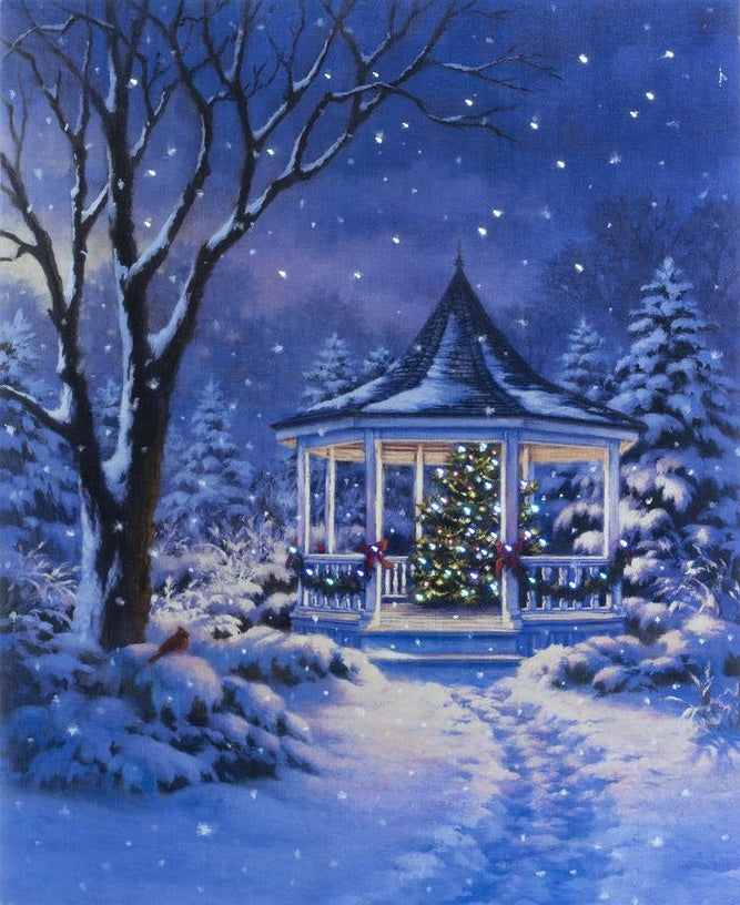 Diamond Painting - Snowy village