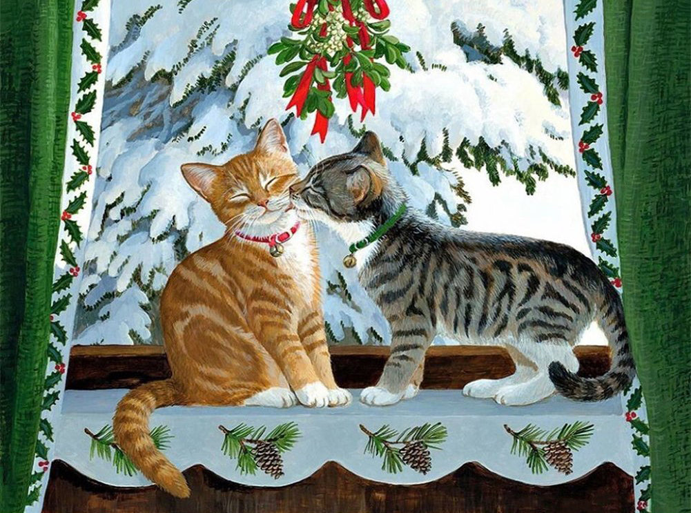 Diamond Painting - Christmas Cat
