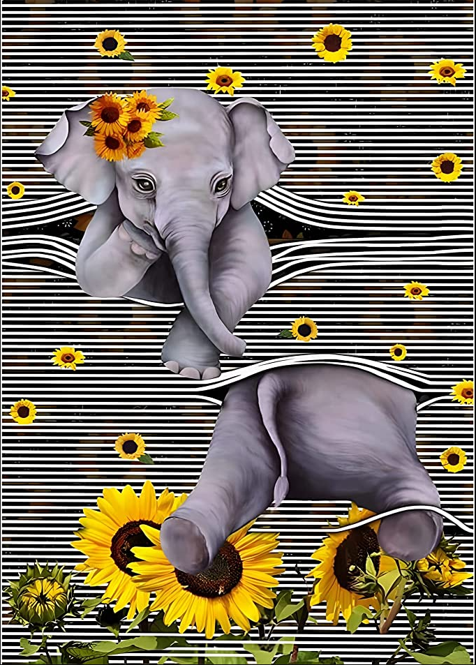Diamond Painting - Elephant