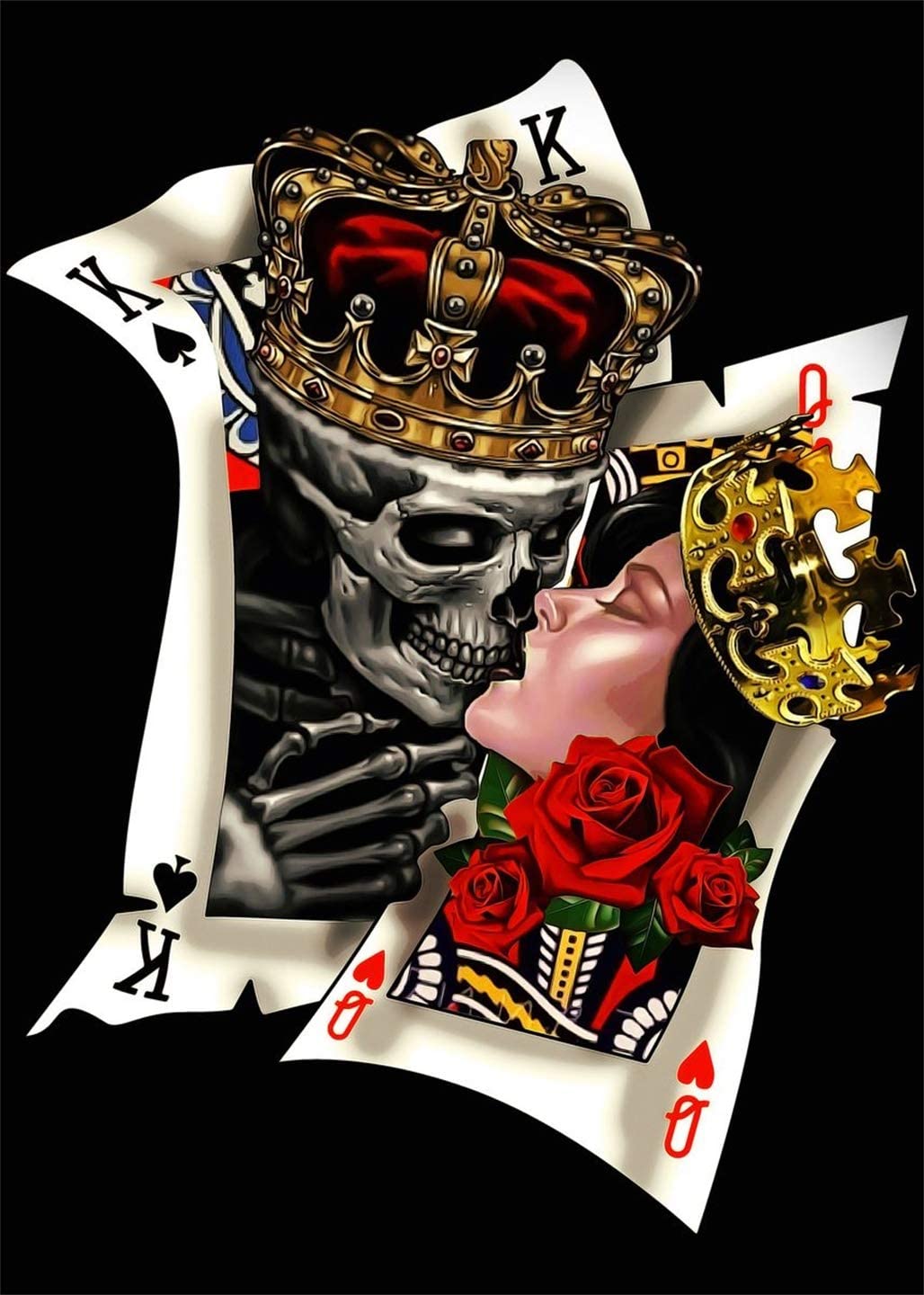 Diamond Painting - Poker skull