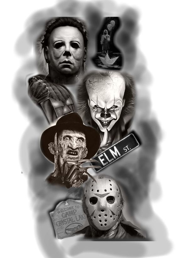 Diamond Painting - Horror movie characters collection