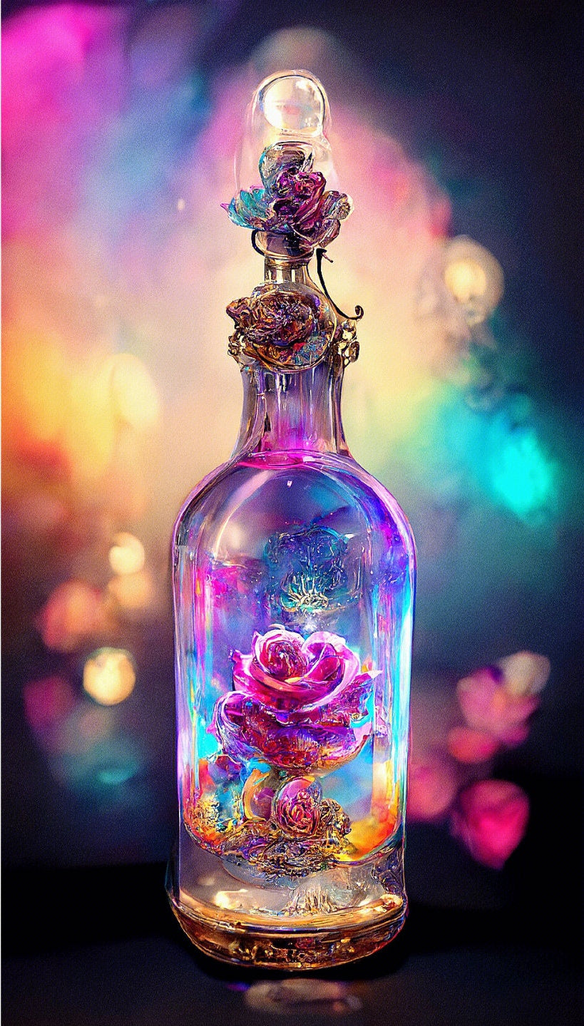 Diamond Painting - Rose Vase