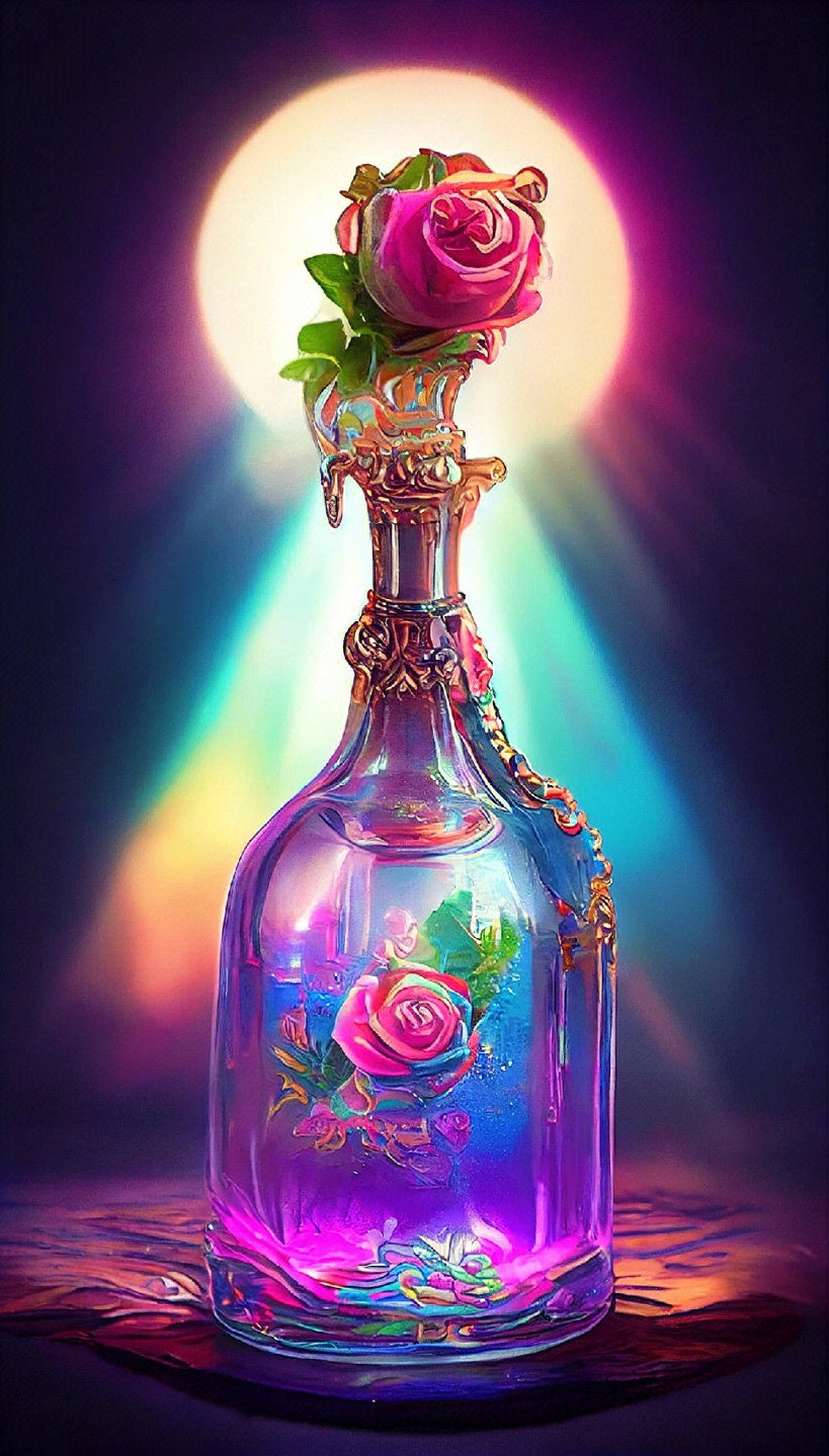 Diamond Painting - Rose Vase