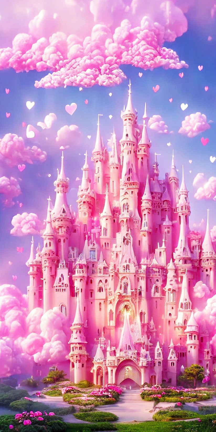 Diamond Painting - Pink Castle