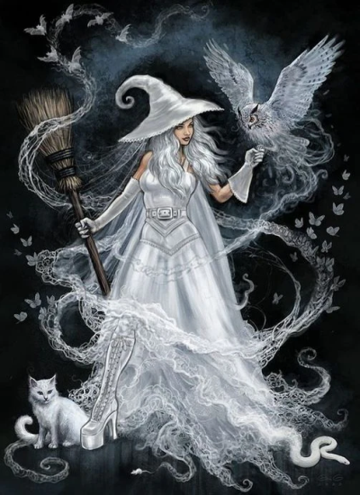 AB Diamond Painting  | White Witch