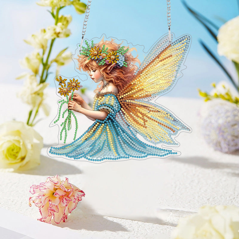 DIY Crystal Diamond Pendant | Fairy