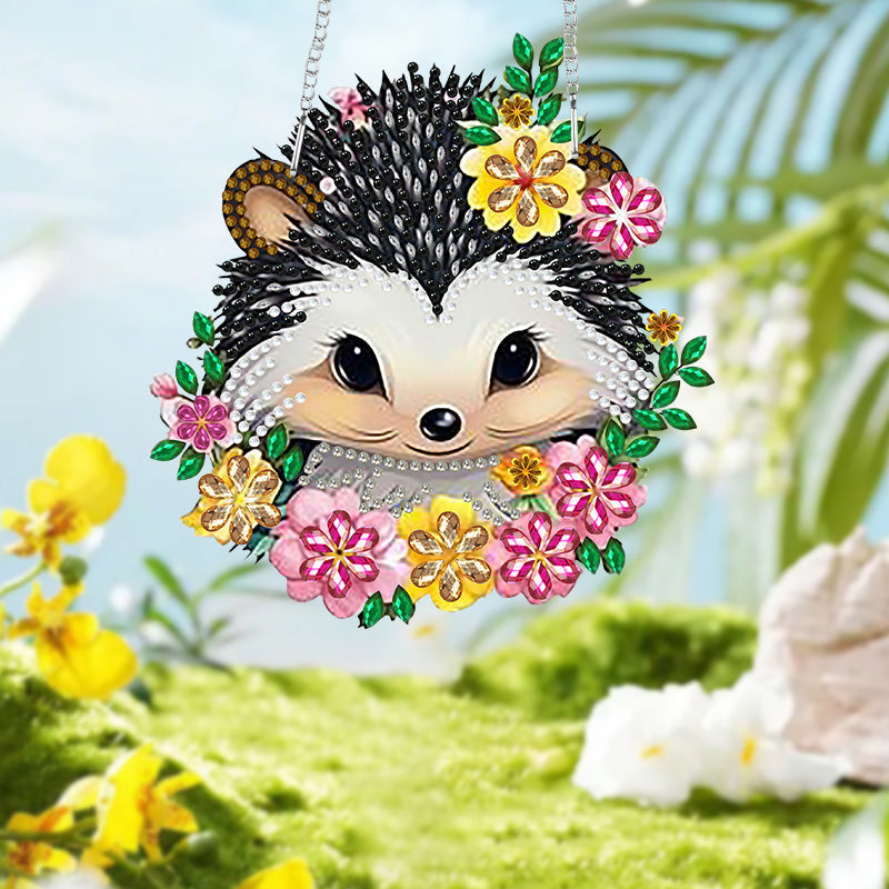 DIY Crystal Diamond Pendant | Hedgehogs