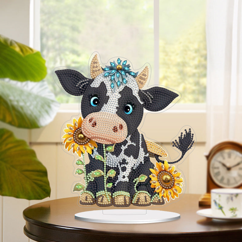Diamond Painting Ornament | Cute Cow