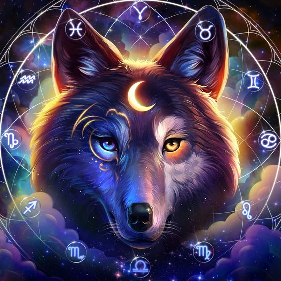 AB Diamond Painting  | Wolf