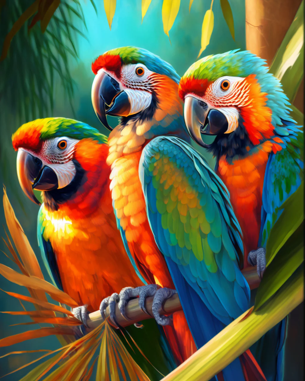 AB Diamond Painting  |  Parrot