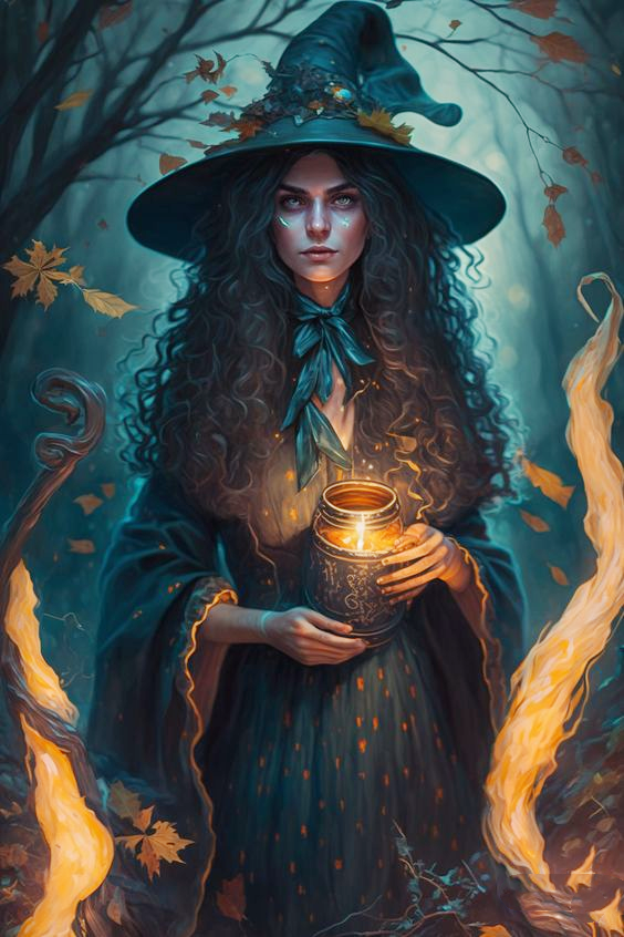 AB Diamond Painting  |  The Witch