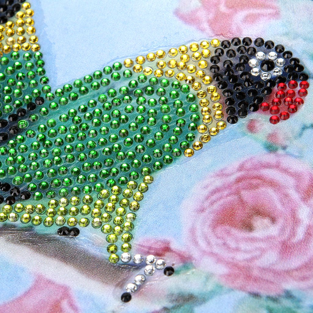 DIY Parrot Special Shape Diamond Painting Wristlet Wallet Women Clutch Mosaic Bag