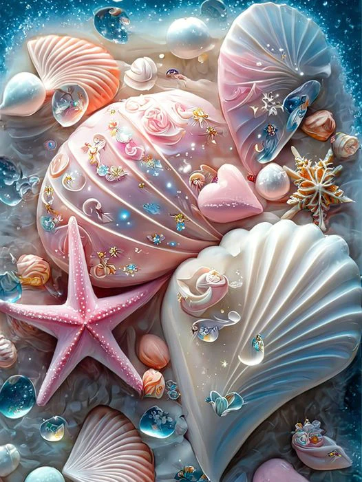 Diamond Painting - Beach Shells