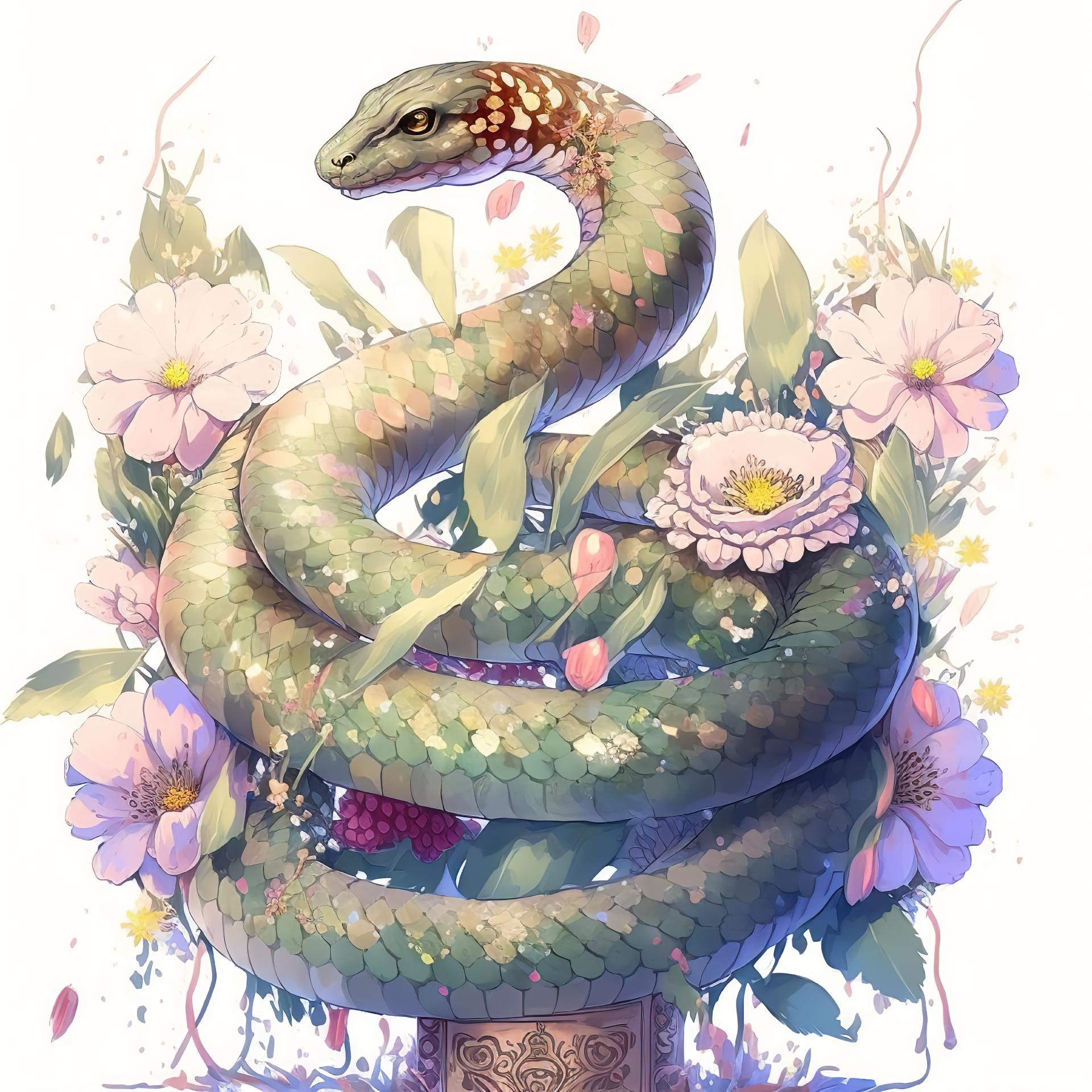 Diamond Painting - Animal Snake