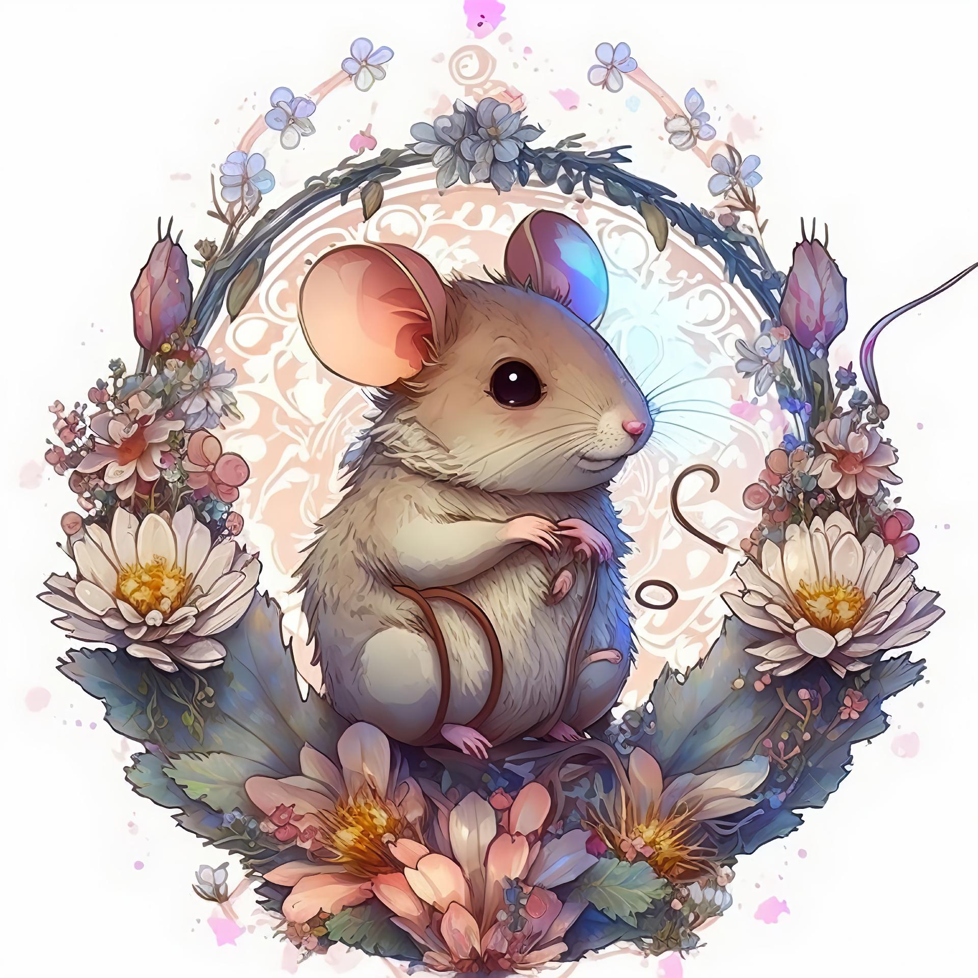 Diamond Painting - Animal Mouse