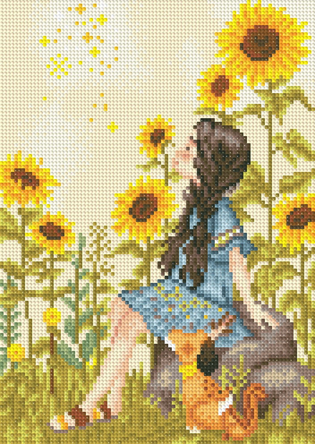 New Upgrade Diamond Painting - Sunflower Girl