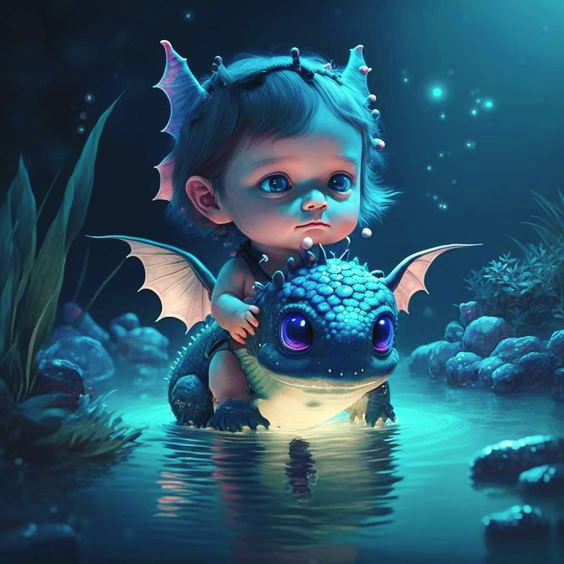 AB Diamond Painting    |  Dragon Baby