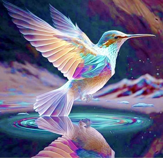 AB Diamond Painting  | Colorful Bird