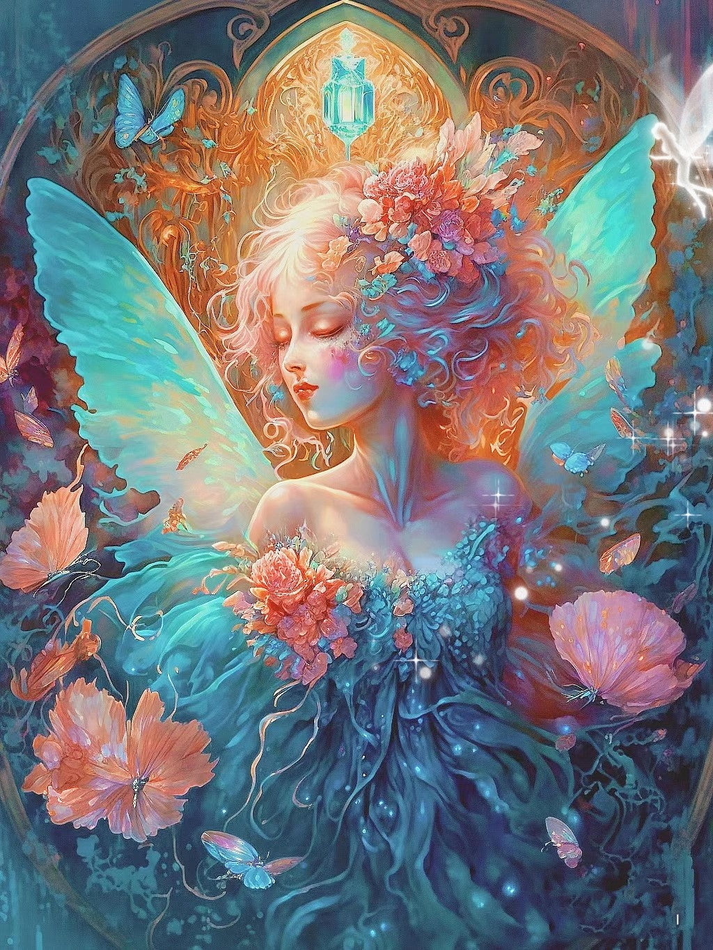 AB Diamond Painting  |  Butterfly Fairy