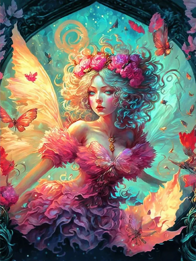 AB Diamond Painting  |  Butterfly Fairy