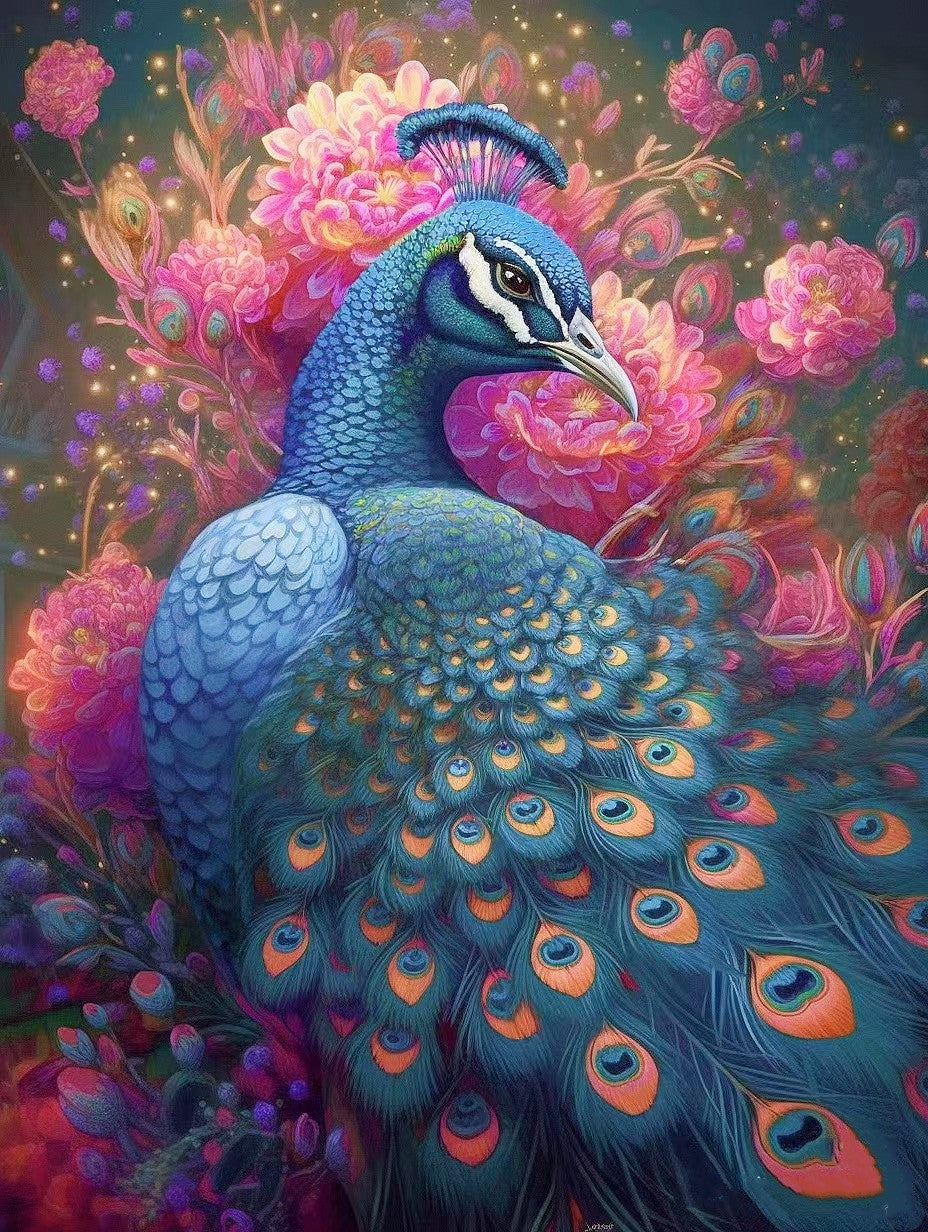 AB Diamond Painting  |  Peacock