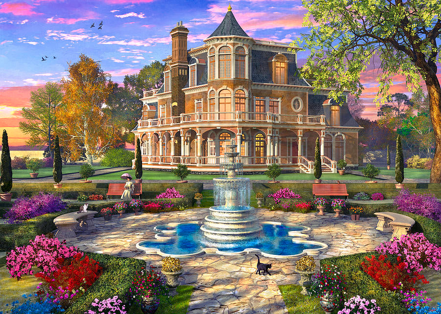 Diamond Painting - Victorian Mansion Grounds